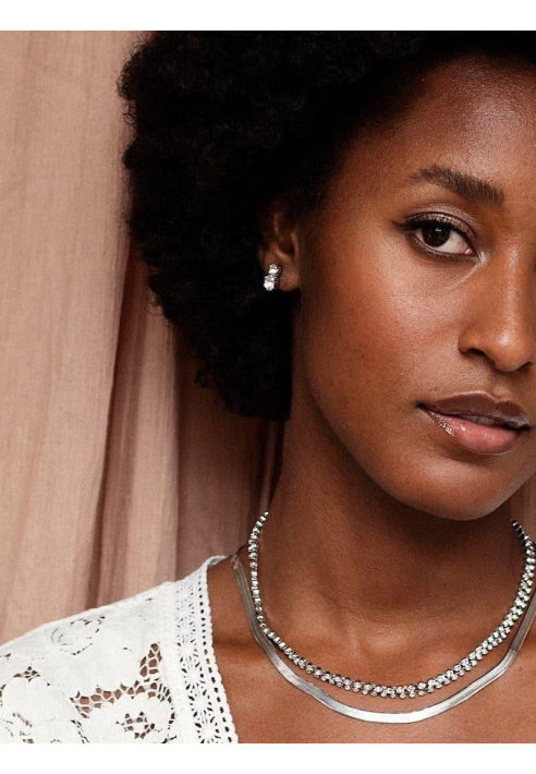 Abrazi Earrings O3-RND-SKT-Rose