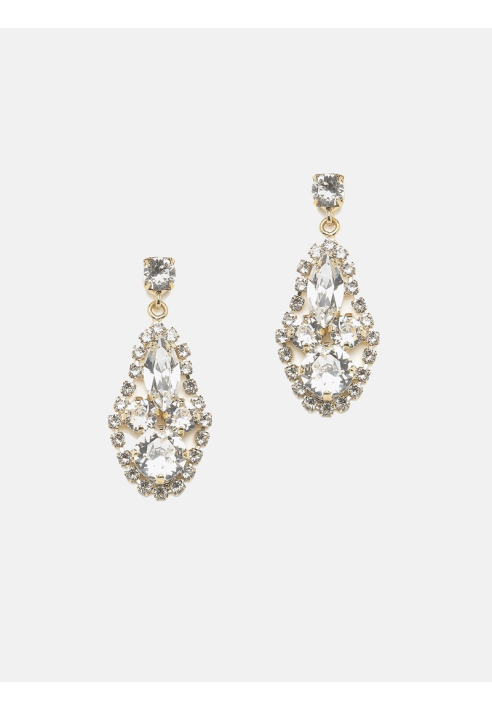 Abrazi Earrings O6-RND-SKT-Gold ()