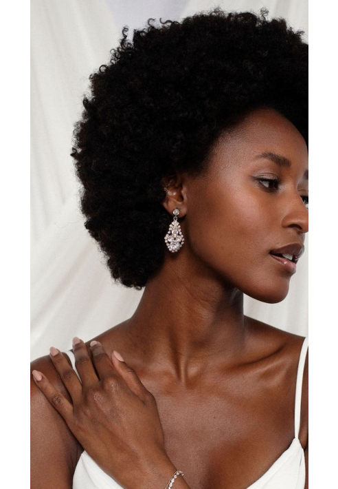 Abrazi Earrings O6-RND-SKT-Gold