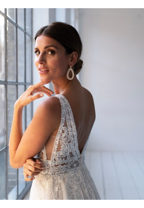Abrazi Earrings Grace Swarovski Silver