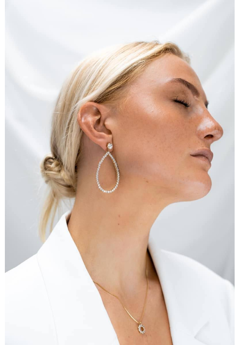 Abrazi Earrings O7-OV-Gold