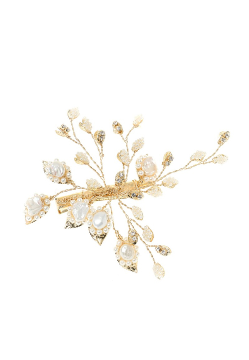 Poirier BB-444 Gold Bridal Hair Clip