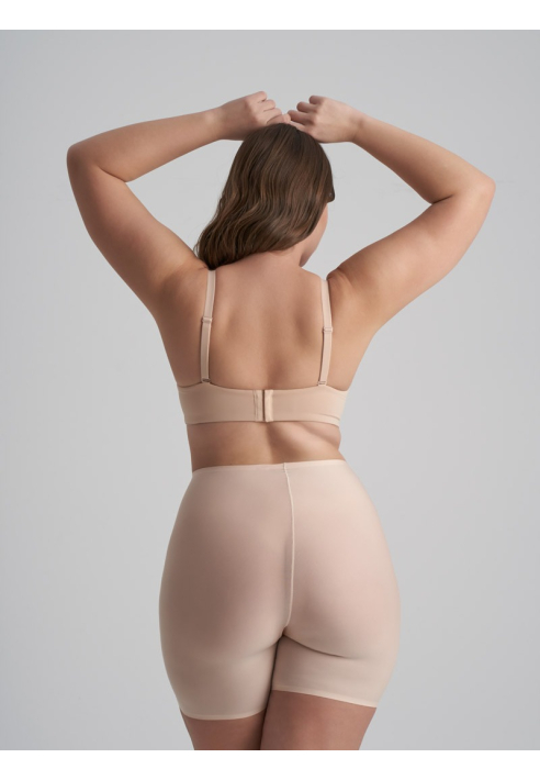 BYE BRA Uni Stretch Mid Waist Short Beige