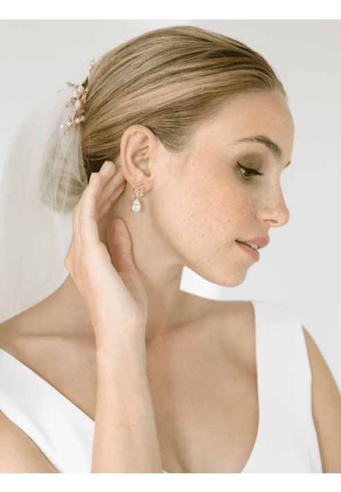 G. Westerleigh ER090RG Earrings Rose Gold ()