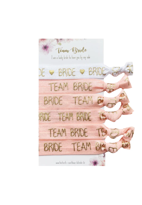 Team Bride Bracelets (Set of 6)
