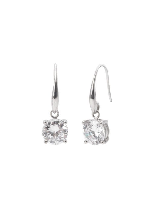 Abrazi Earrings Ava Drop Silver ()