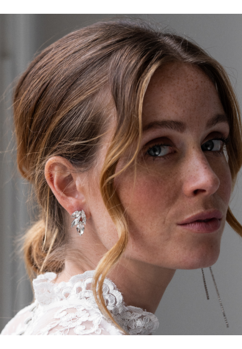 Abrazi Earrings Liz Silver