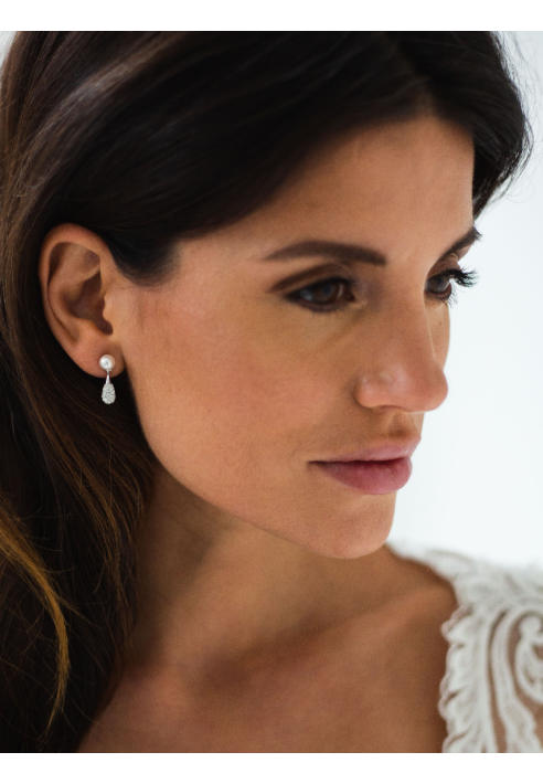 Abrazi Earrings Ariana Silver