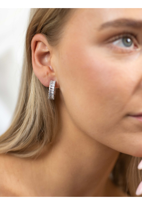 Abrazi Earrings  Lauren Silver