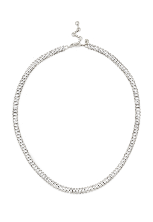 Abrazi Baguette Necklace Silver ()