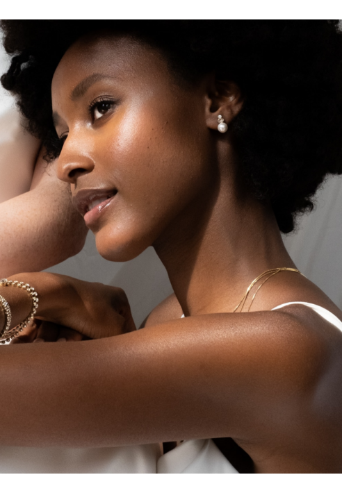 Abrazi Earrings O5-3P-Gold