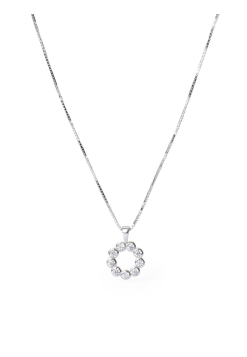 Abrazi Callie Necklace Silver 42cm ()