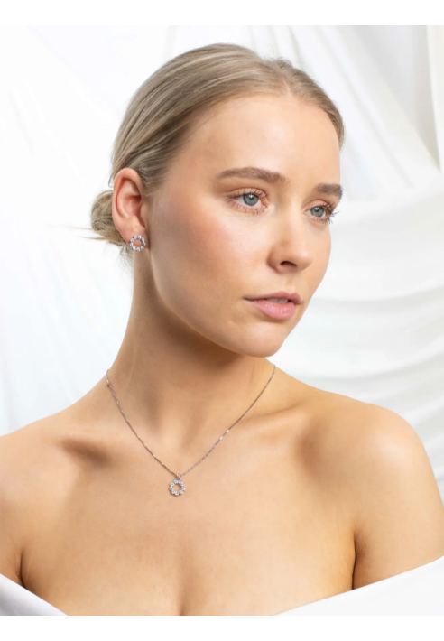 Abrazi Callie Necklace Silver 42cm