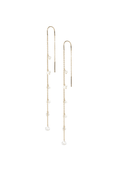 Abrazi Earrings Herkimer Gold ()