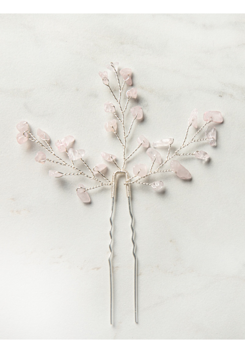 Sally Jane Bridal Lotis Hairpins Silver