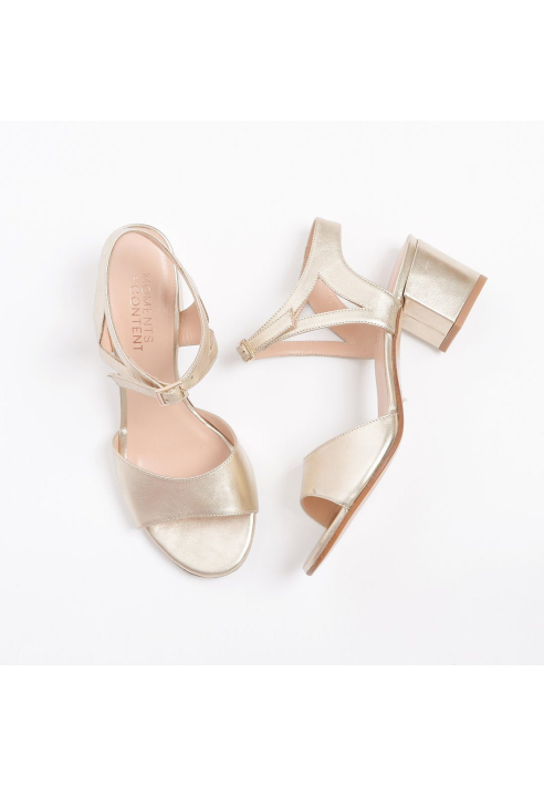 Content Ceda Wedding Shoes Champagne