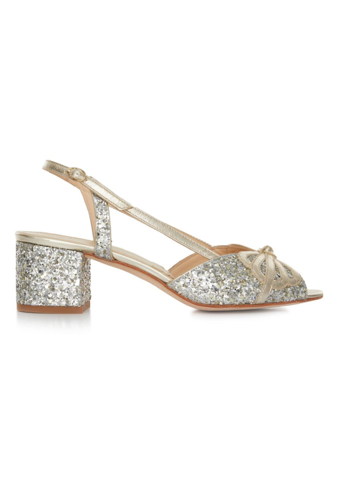 Rachel Simpson Kitty Glitter Wedding Shoes ()