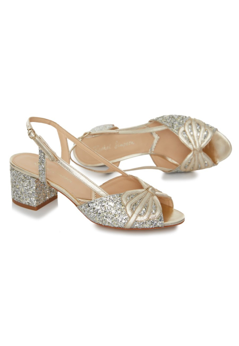 Rachel Simpson Kitty Glitter Wedding Shoes