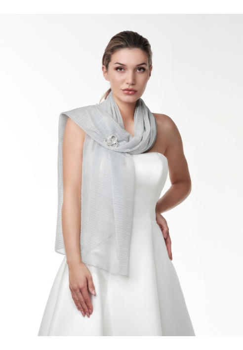 Poirier S143 Scarf Silver ()