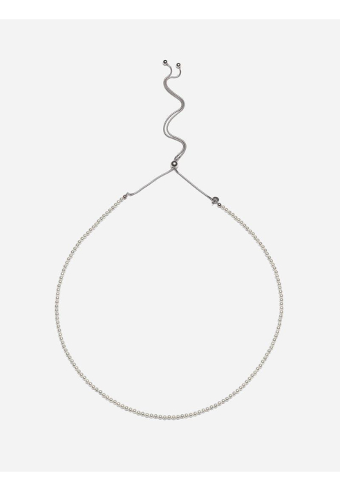 Abrazi Jorja Pearl Necklace Silver ()