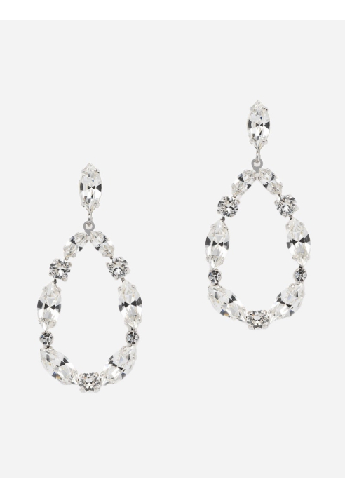 Abrazi Earrings Jane Swarovski Silver
