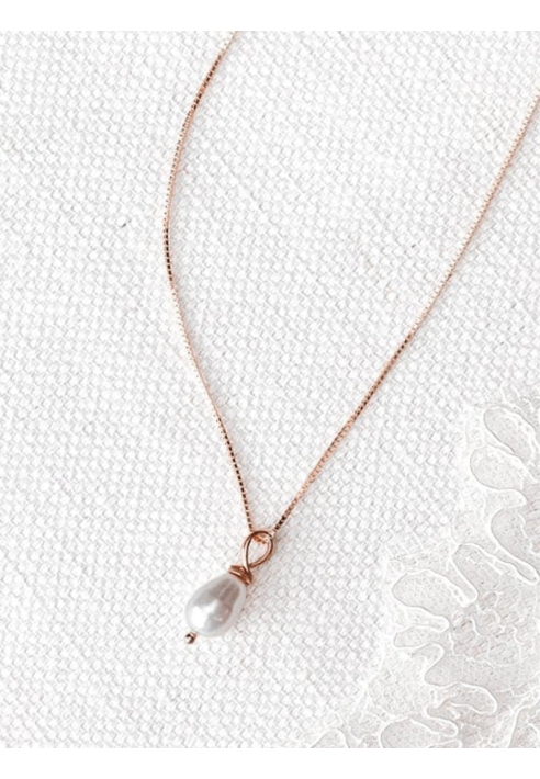 Abrazi Julie Necklace Rose-S