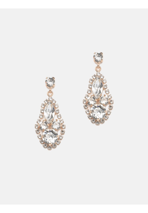 Abrazi Earrings O6-RND-SKT-Rose ()