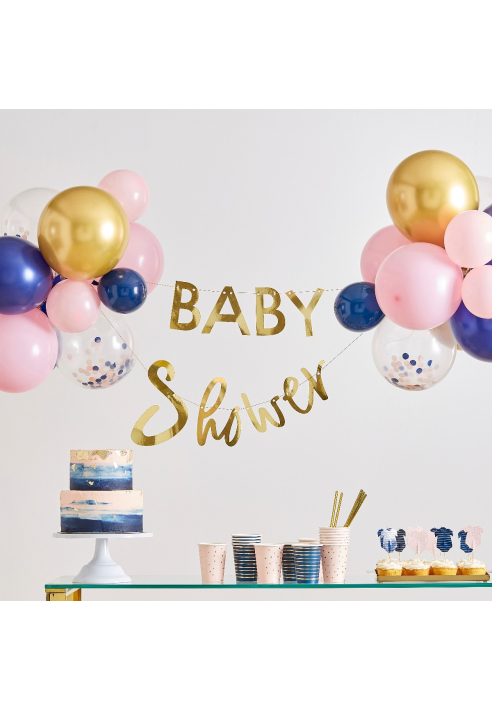 Ginger Ray GR-111 Gender Reveal Baby Shower Balloon Bunting