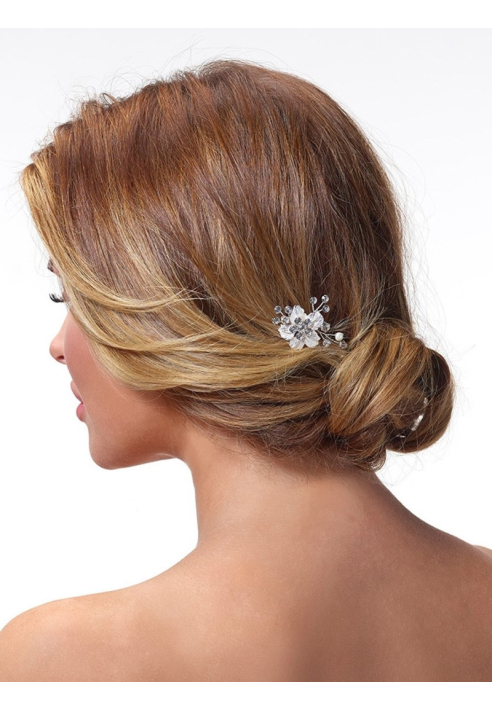 Poirier BB-420 Silver Hair Comb ()