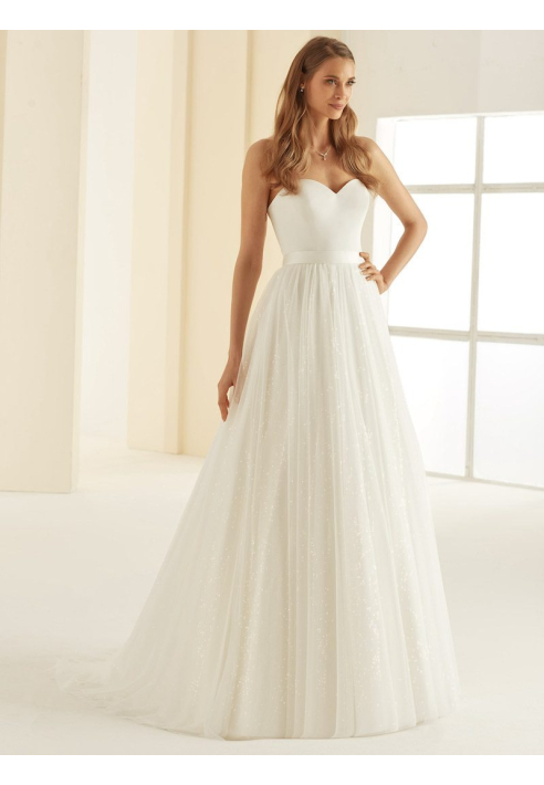 Bianco Evento Butterfly Tulle Skirt ()