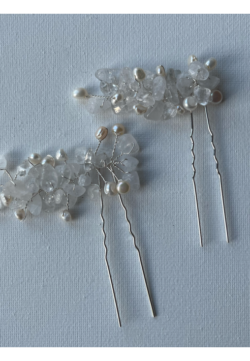 Sally Jane Bridal Ilse Haarnadeln Silber