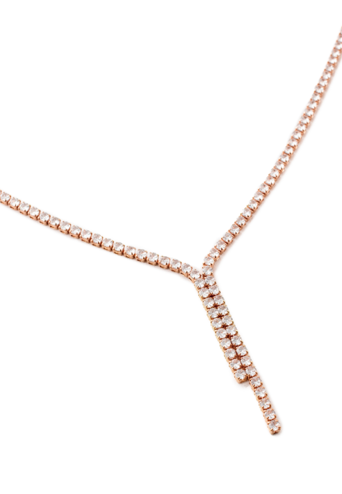 Abrazi Jet Necklace Rose ()