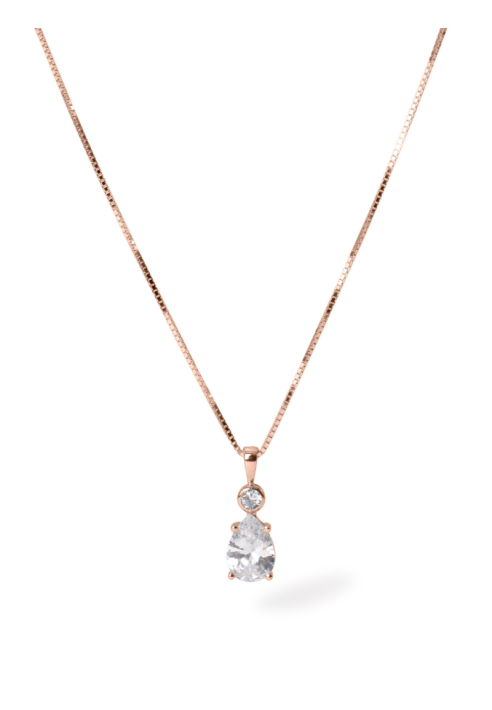Abrazi Soraya Necklace Rose 42cm ()