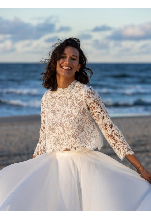 Novias Elvie Lace Bolero ()