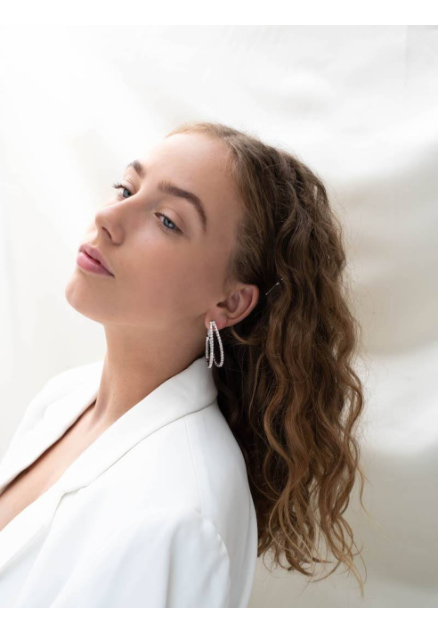 Abrazi Earrings Marilyn Silver-M