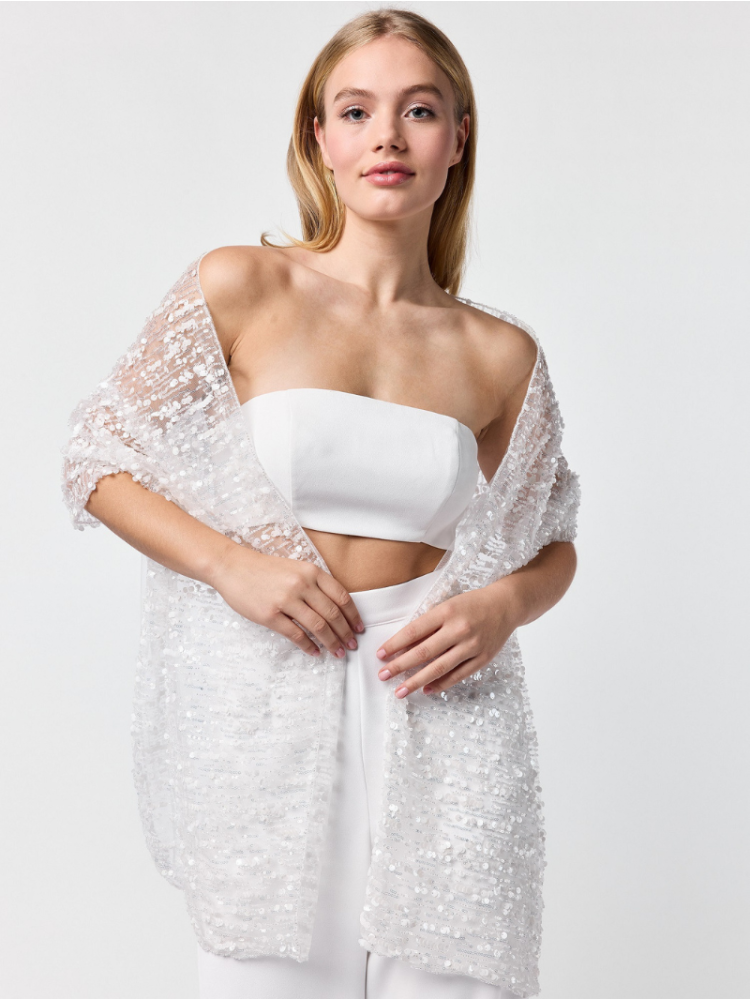 Ivory Stole Camille - ST-75320 main product photo