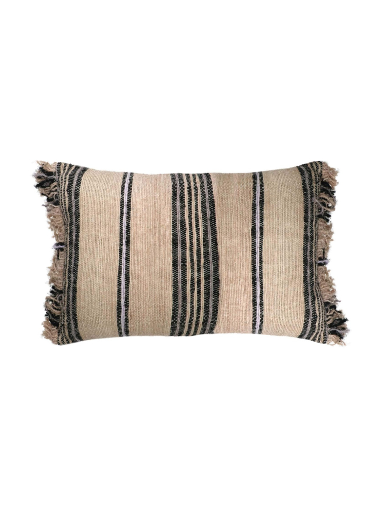 Pomax - RAIA - Cushion - Cotton - L 60 x W 40 cm - Beige main product photo