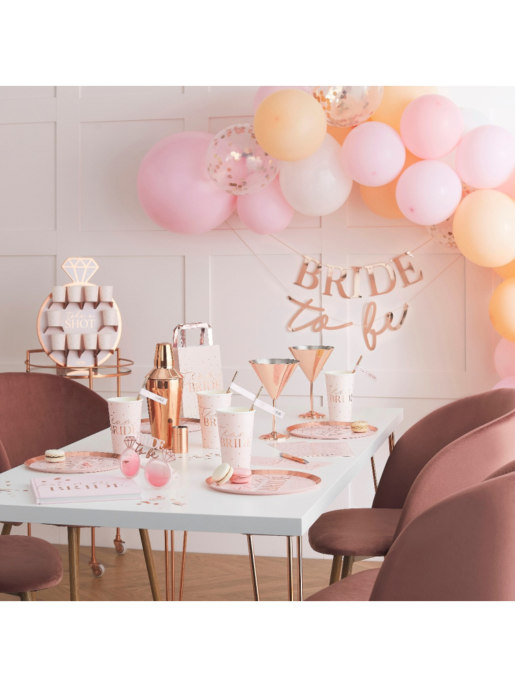 Ginger Ray HN-837 Blush Hen Balloon Arch main product photo