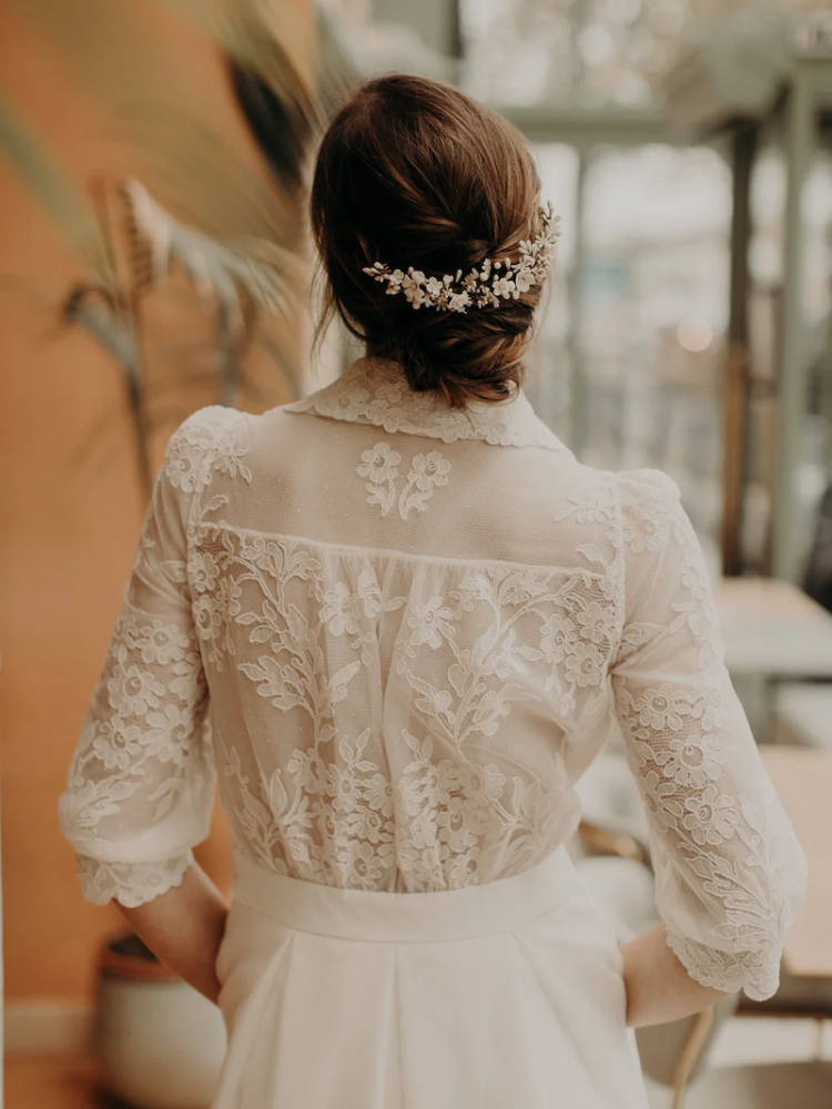 Lizeron Perrine Hair Comb White main product photo