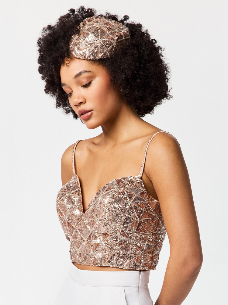 Poirier T-75423 Top | Sequins main product photo