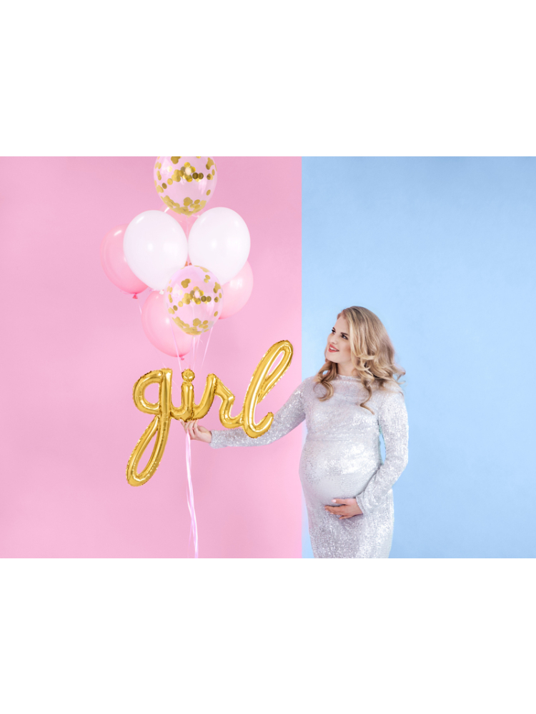 Foil Balloon Girl Gold main product photo