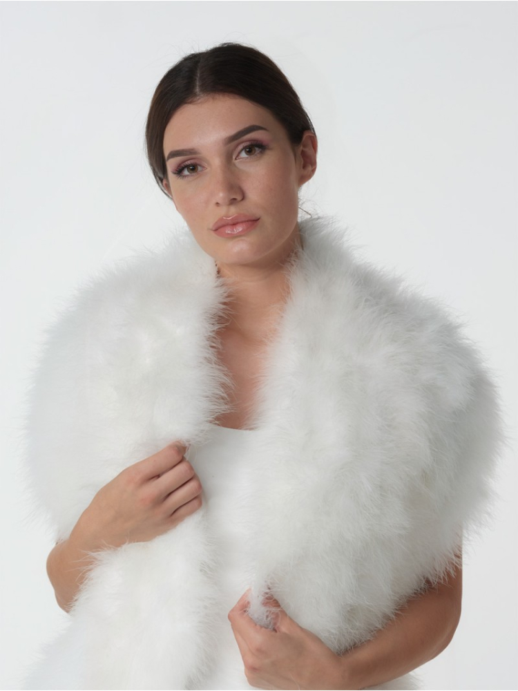Poirier BOL-05 Marabou Stole main product photo