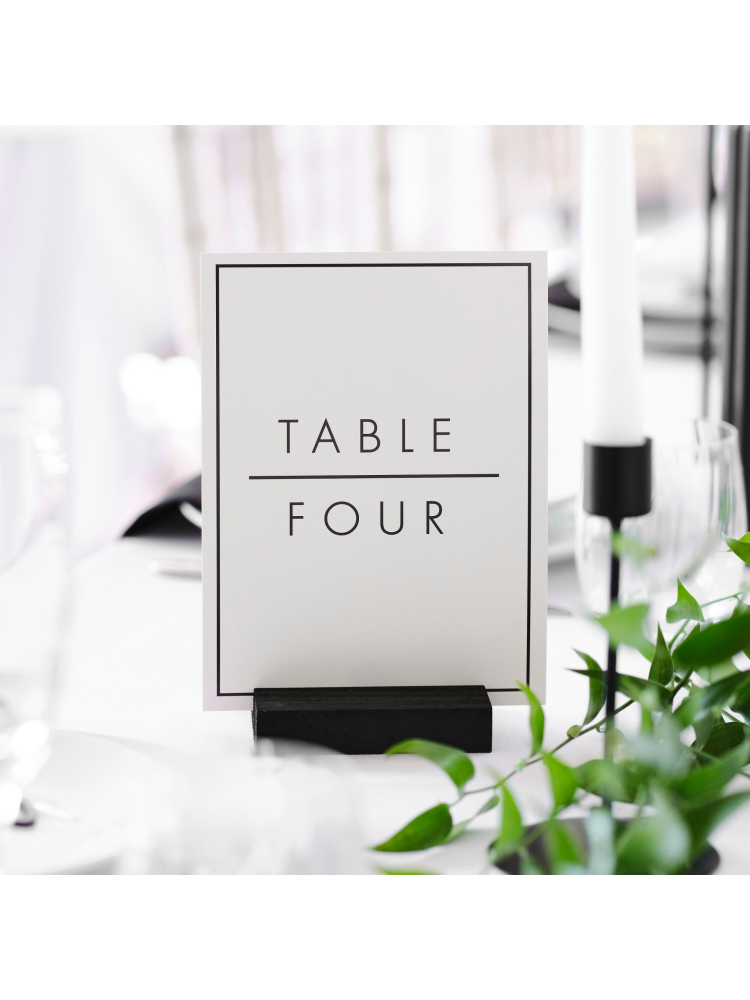 Ginger Ray BW-412 Wedding Table Numbers main product photo