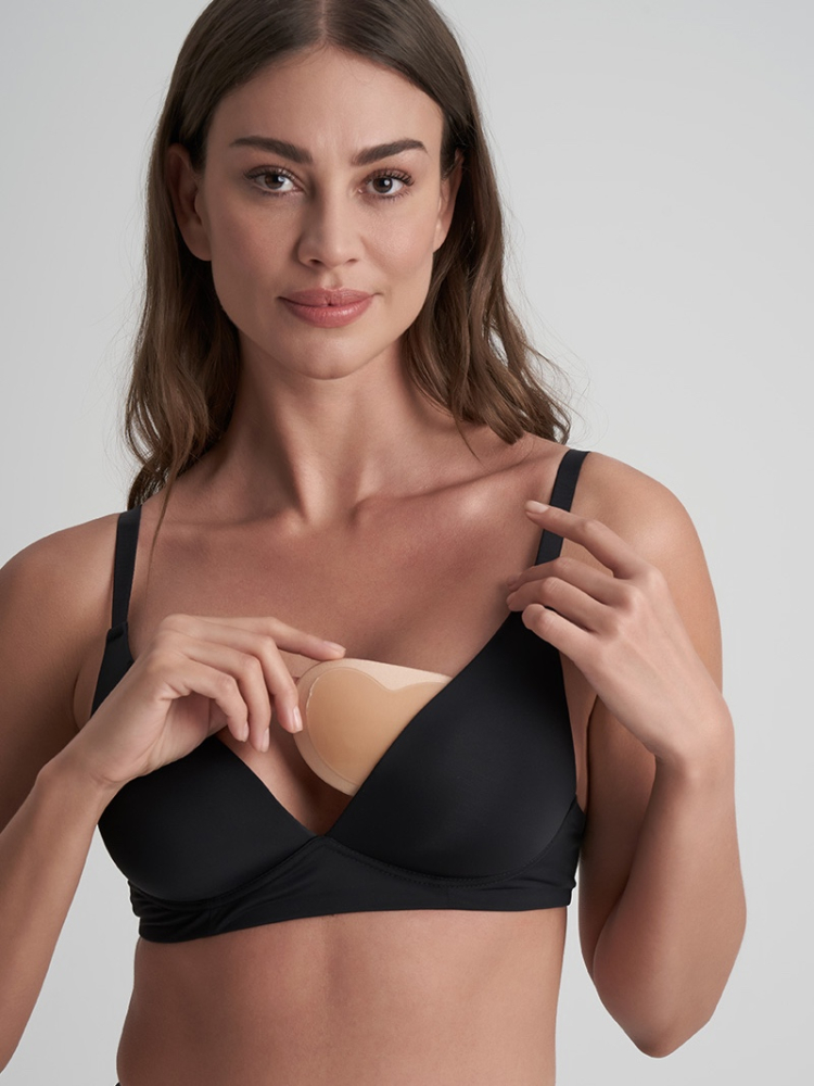 BYE BRA Adhesive Half Push-up Pads Beige main product photo