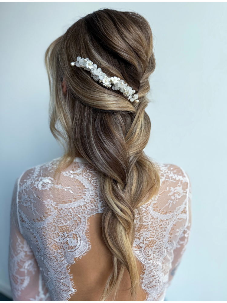 Sally Jane Bridal Celeste Hair Comb Silver main product photo