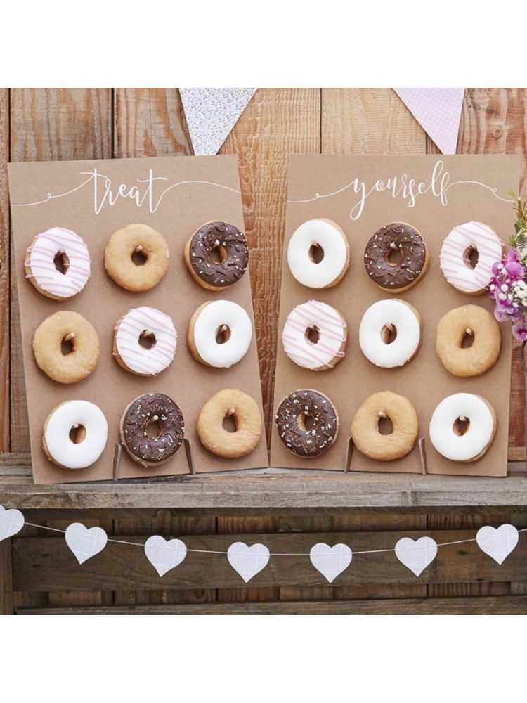 Ginger Ray CW-209 Rustic Country Donut Wall main product photo