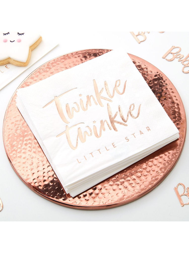 Ginger Ray TW-809 Twinkle Twinkle Napkins main product photo
