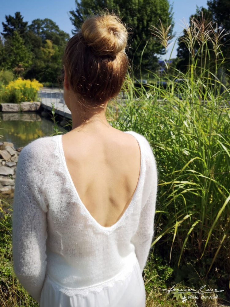 Forever & Eva Bridal Jersey with lace P5301 main product photo