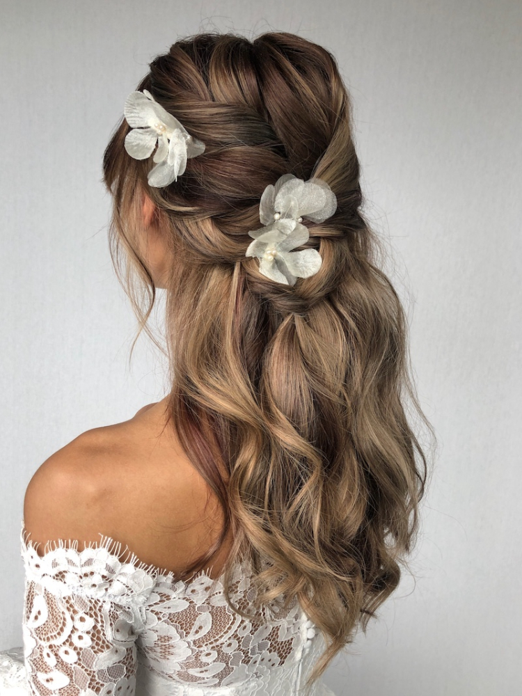 Sally Jane Bridal Florence Hairclips Silver main product photo