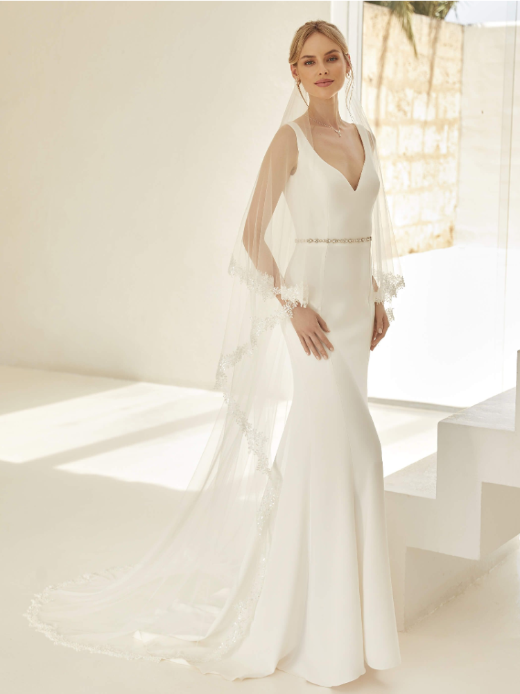 Bianco Evento S427 Veil - 220/80 cm main product photo